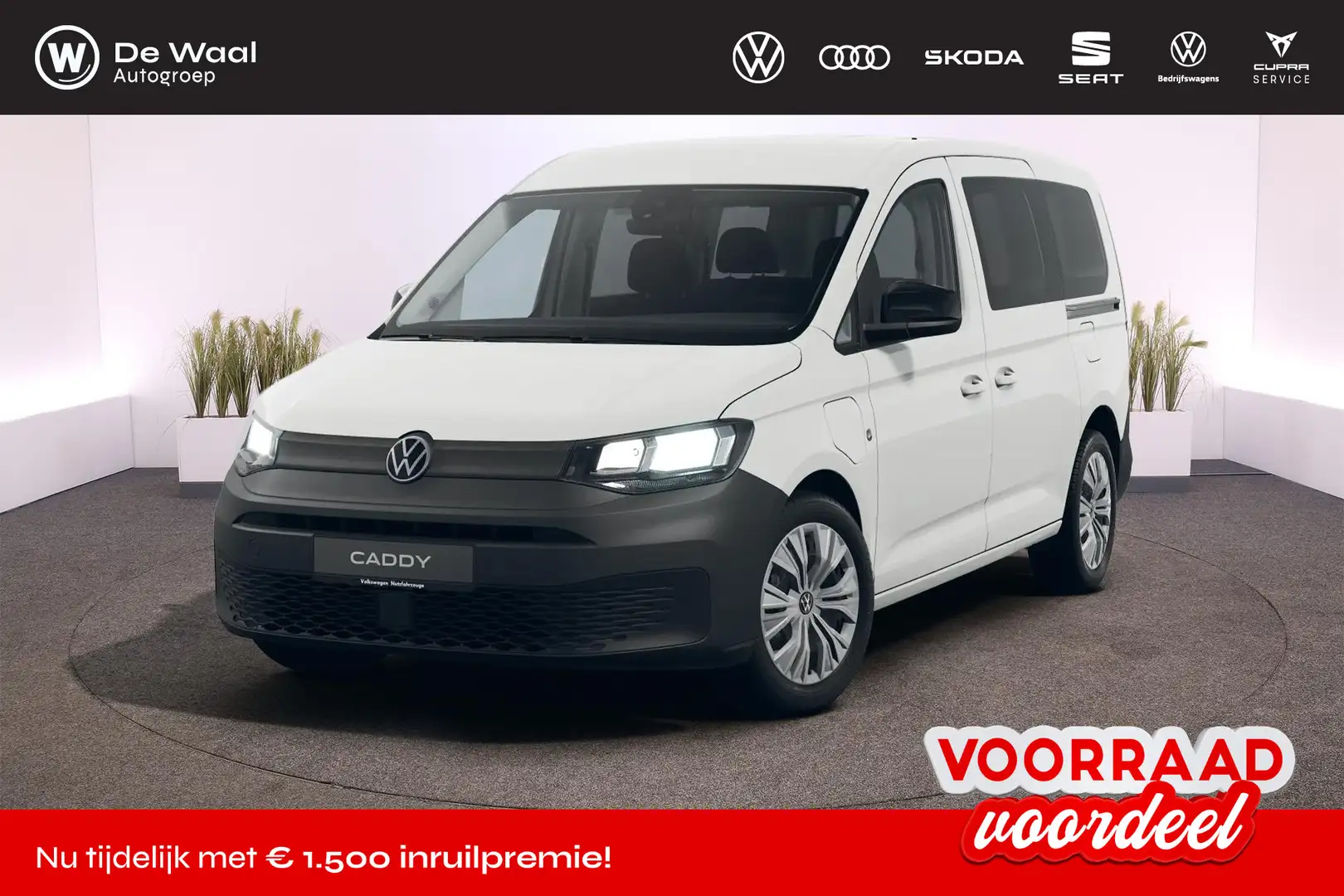Volkswagen Caddy Kombi Maxi 1.5 115pk DSG eHybrid Wit - 1