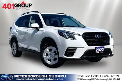 White 2022 Subaru Forester Wagon AWD Wagon Continuously Variable Transmission