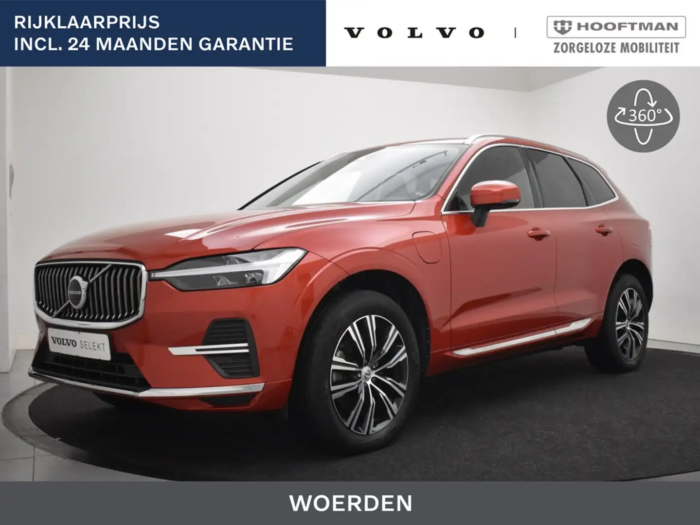 Volvo XC60 T6 PLUG-IN HYBRID INSCRIPTION EXCLUSIVE SCHUIFDAK Rood - 1