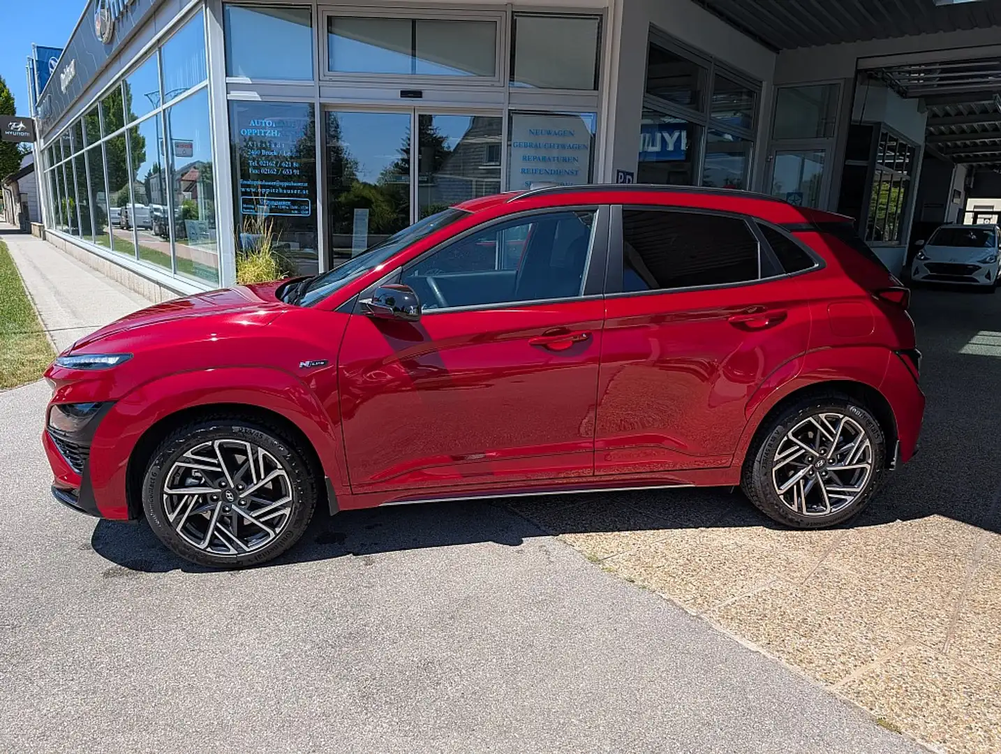 Hyundai KONA Kona 1,6 T-GDi 4WD N-Line DCT Aut. Rood - 2