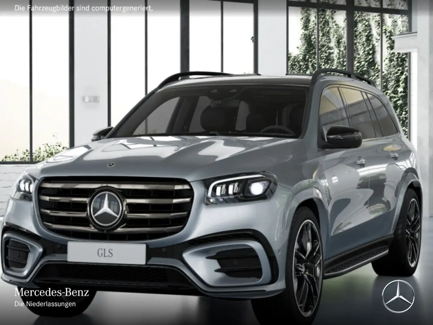 Mercedes-Benz GLS 450 4M AMG+NIGHT+PANO+360+AHK+MULTIBEAM+STHZG Argent - 2