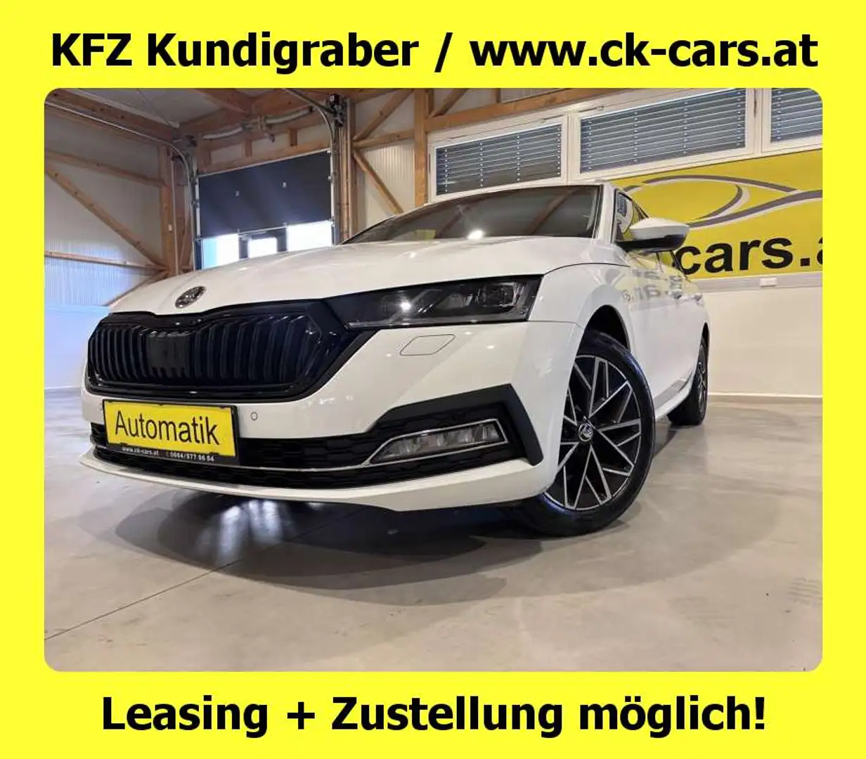 Skoda Octavia 2,0TDI DSG VIRTUAL COCKPIT MATRIX BEAM 3-SPEICHENSPORTLENKRAD ABGEFALCHT UND BEHEIZBAR ANHÄNGEKUPPLUNG Weiß - 1