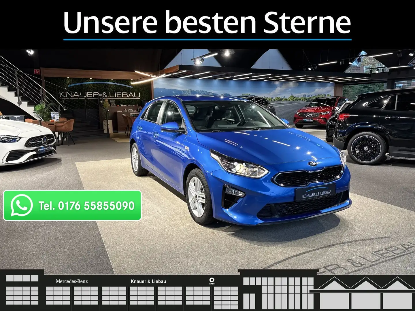 Kia Ceed / cee'd Ceed 1.6 CRDi Vision Navi*Camera*Klima*Stzhzg* BC Blau - 1