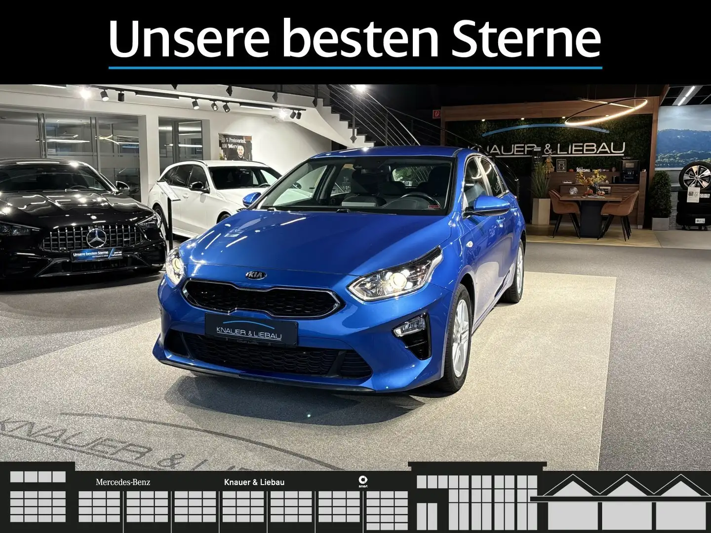 Kia Ceed / cee'd Ceed 1.6 CRDi Vision Navi*Camera*Klima*Stzhzg* BC Blau - 2