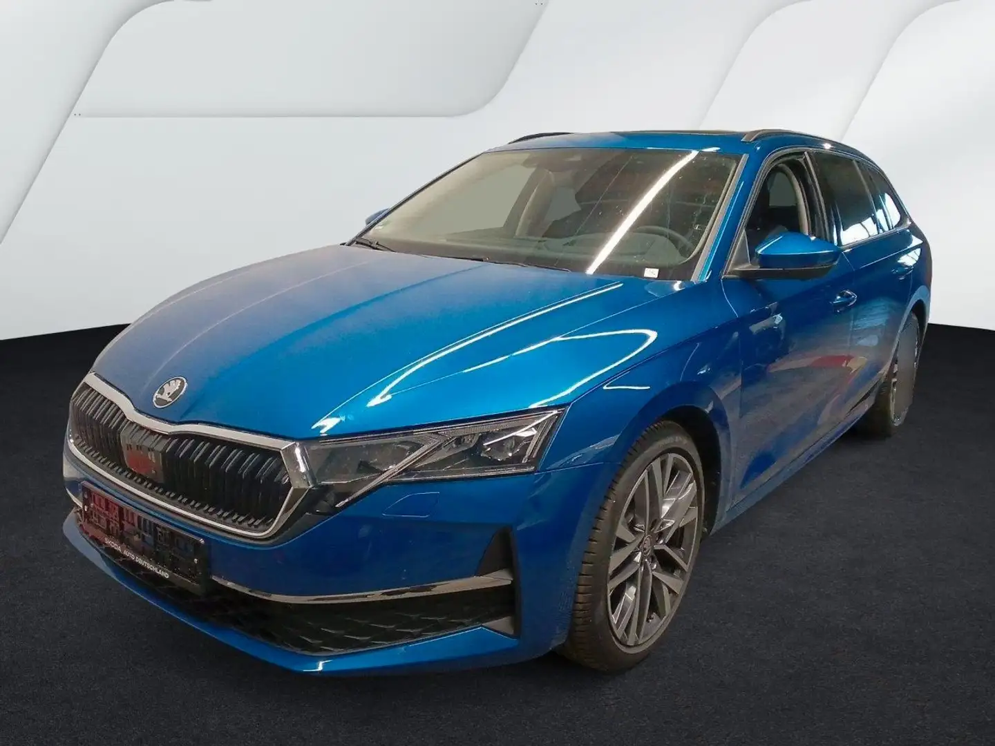 Skoda Octavia 1.5 TSI mHEV Combi DSG Pdach/HeadUp/Matr Blauw - 1