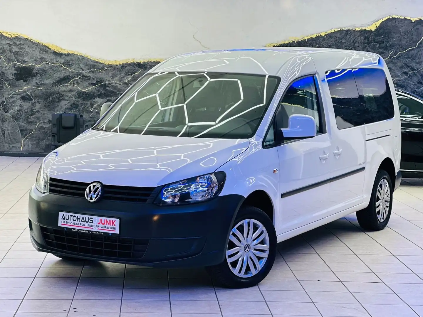 Volkswagen Caddy 1,6-Maxi-Behindertengerecht-Rampe Wit - 2