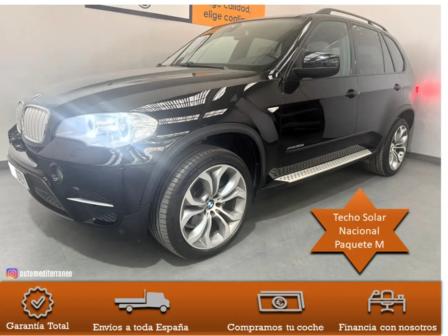 BMW X5 xDrive 30dA Zwart - 1