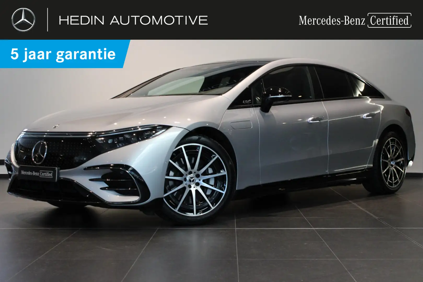 Mercedes-Benz EQS 580 4MATIC Berline AMG Line | Panoramisch Dak | 36 Zilver - 1