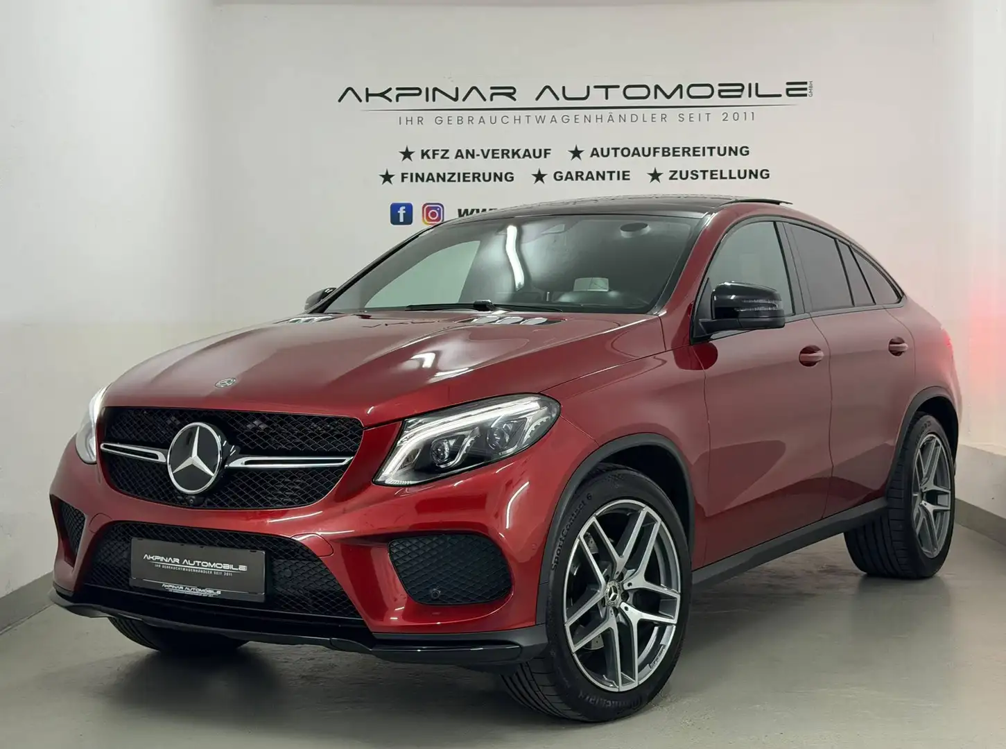 Mercedes-Benz GLE 350 d Coupe 4Matic AMG Line HEAD UP - PANO - 360° Kamera Rot - 1