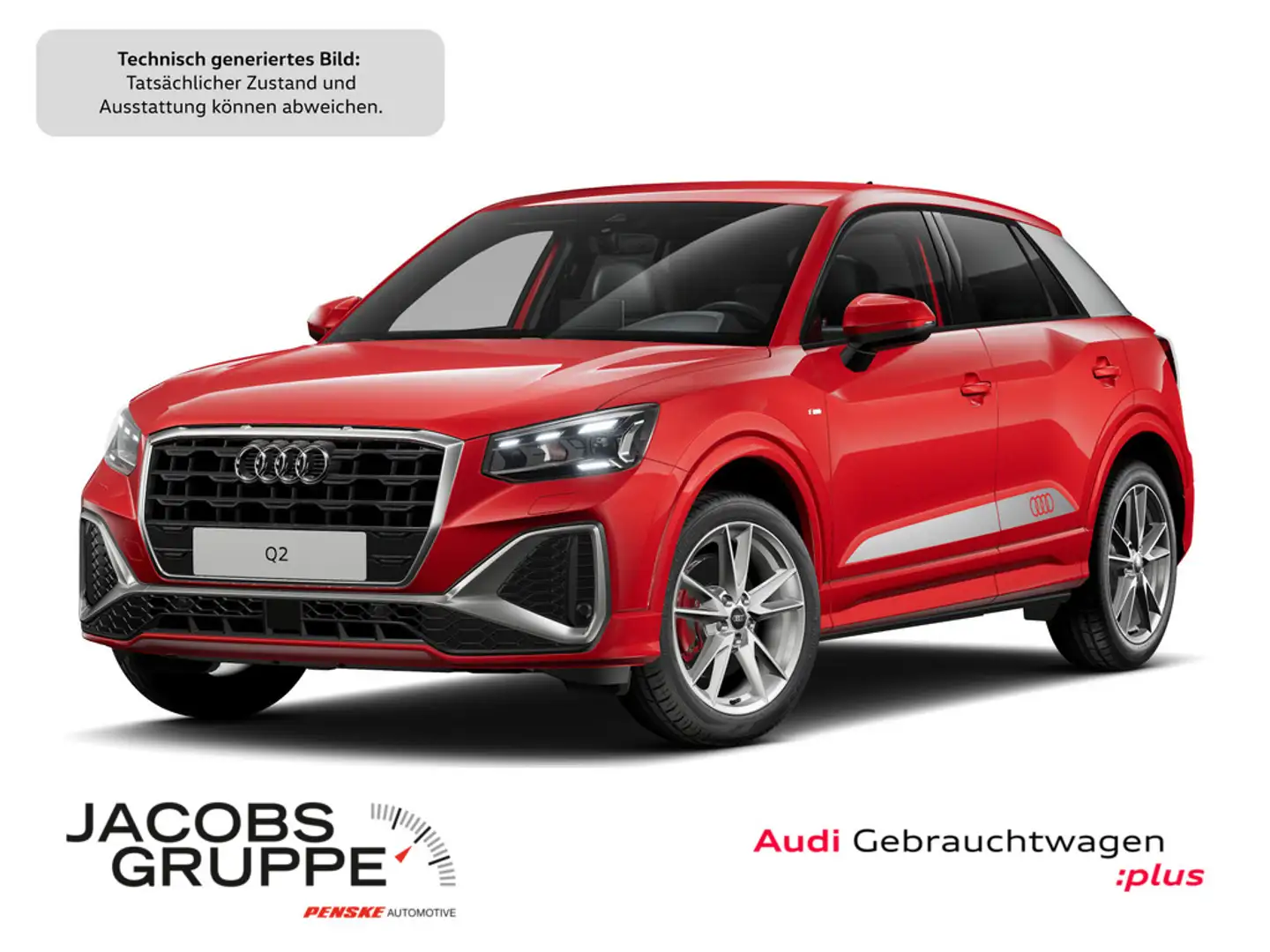 Audi Q2 35 TFSI S-tronic S line AHK, S line Int., Rot - 1