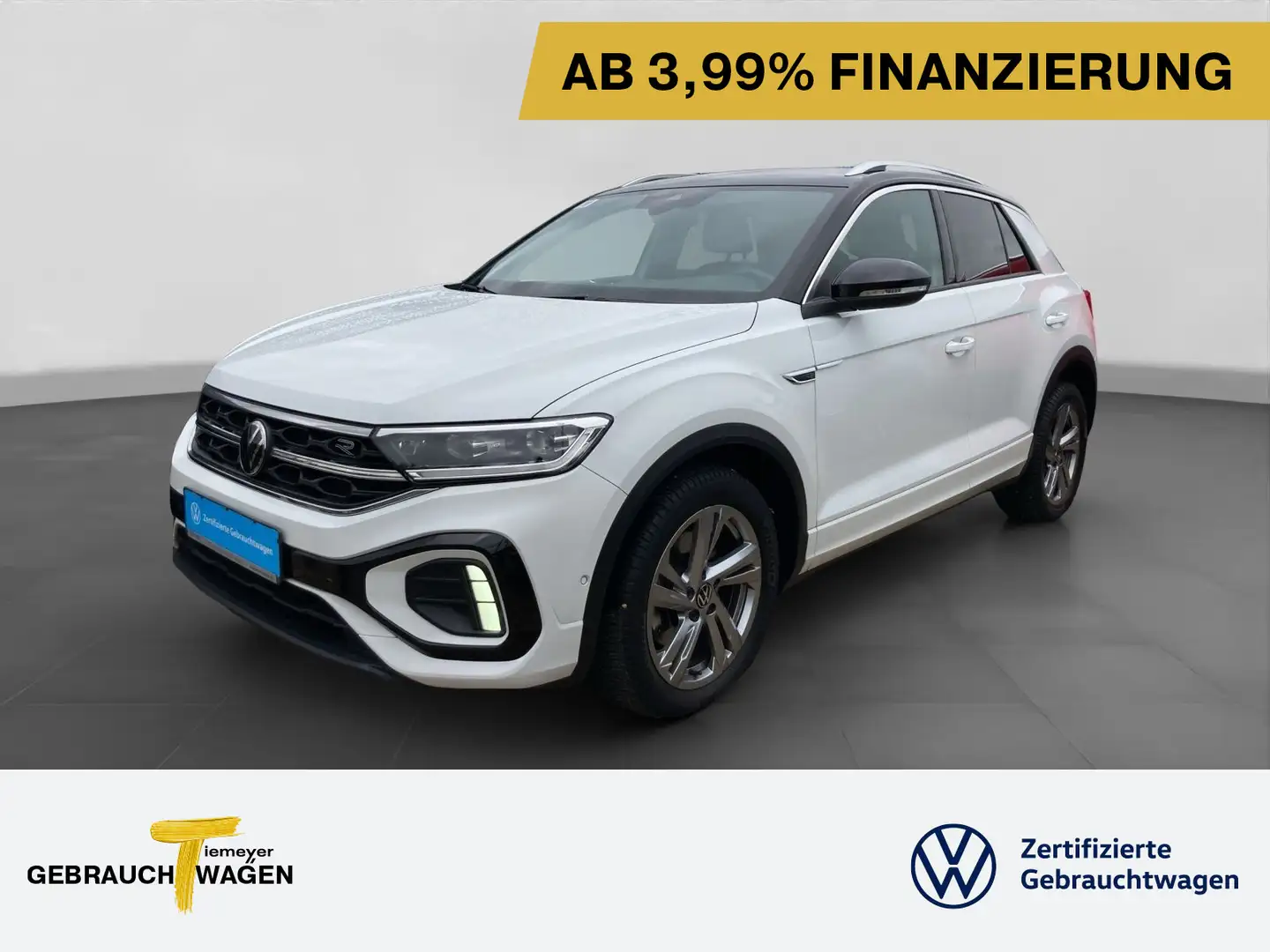 Volkswagen T-Roc 2.0 TDI DSG R-LINE AHK KAMERA LED+ NAVI Weiß - 1