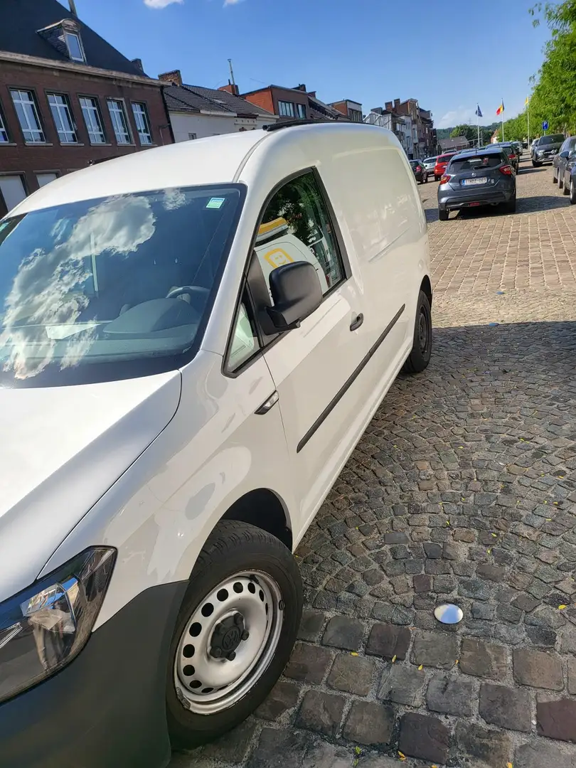 Volkswagen Caddy 1.6 CR TDi Startline Blanc - 2