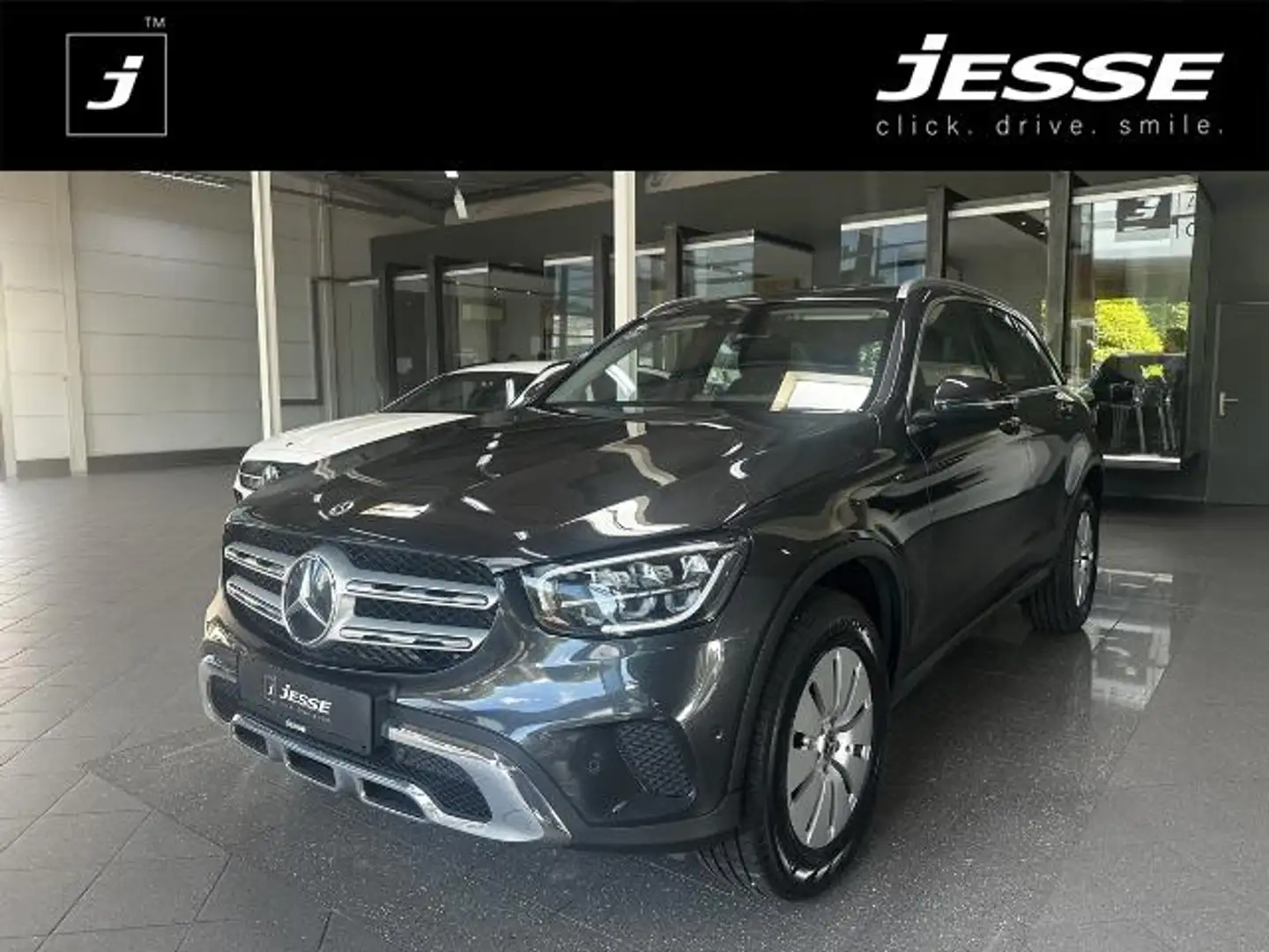 Mercedes-Benz GLC 200 d 4Matic LED MBUX R.Cam AHK 1. Hand Szürke - 1