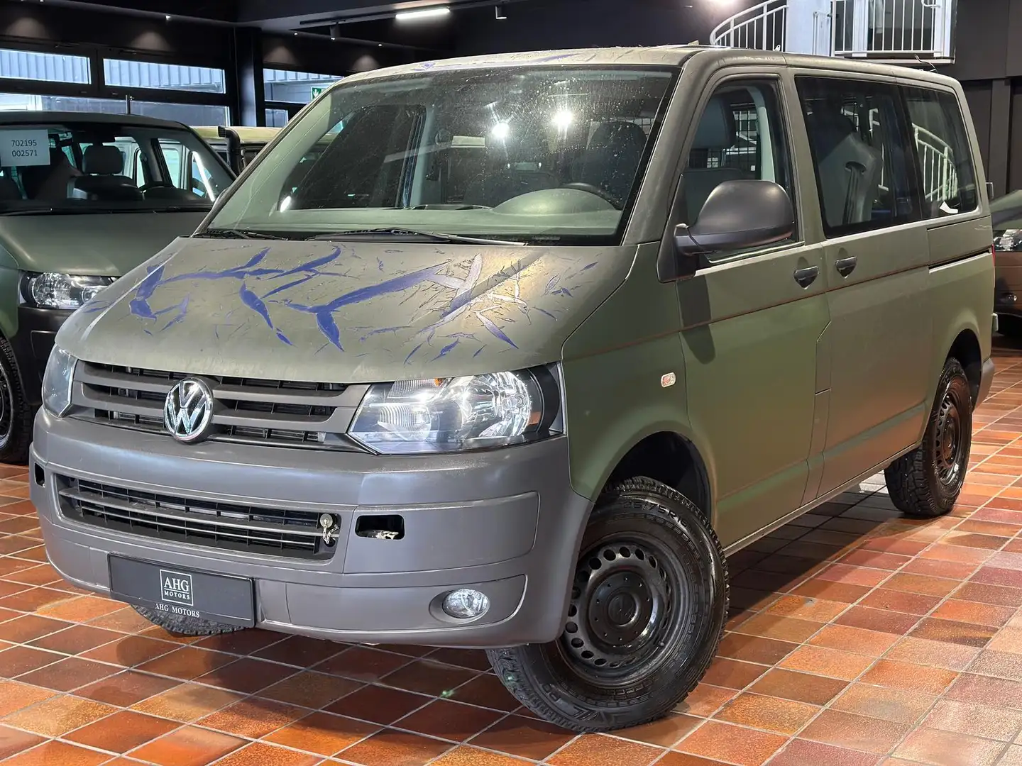 Volkswagen T5 Widder 4Motion kurz Seikel Rockton Bundeswehr Grün - 1