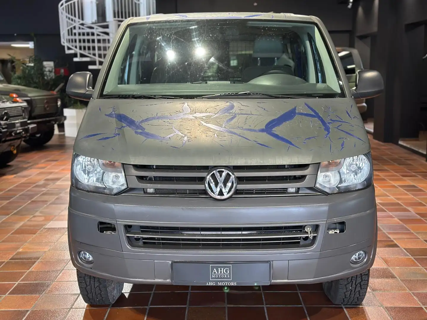 Volkswagen T5 Widder 4Motion kurz Seikel Rockton Bundeswehr Grün - 2