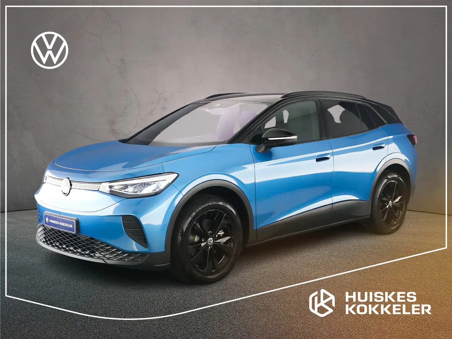 Volkswagen ID.4 Elektromotor 52 kWh 170pk Limited Edition Blauw - 1