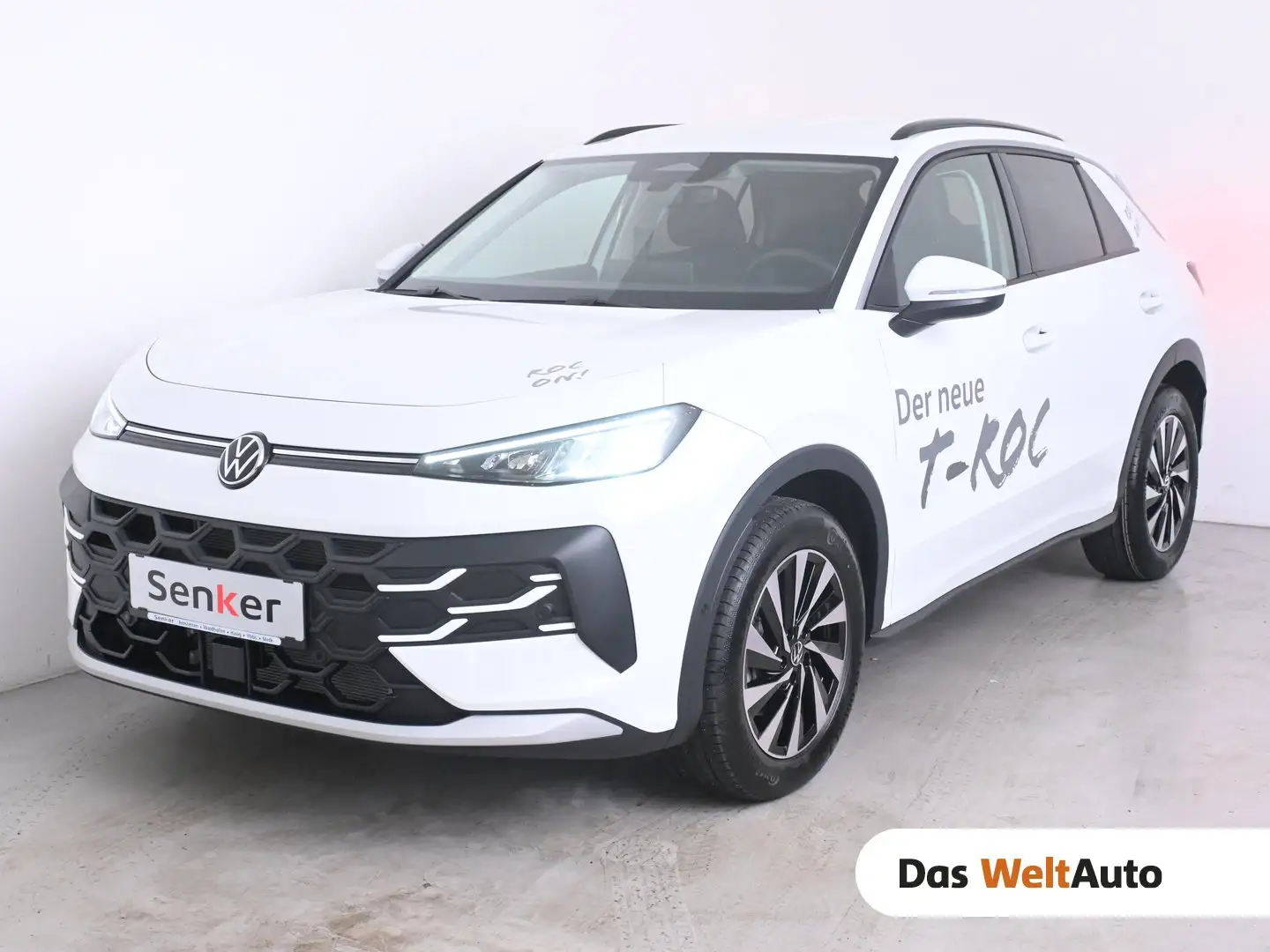 Volkswagen T-Roc Life eTSI DSG Weiß - 1