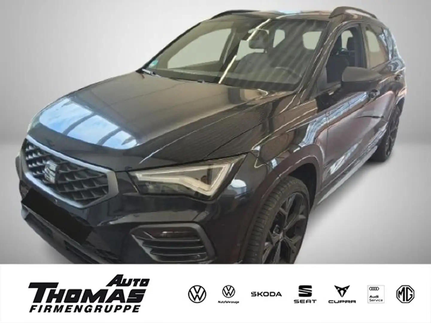 SEAT Ateca FR 2.0 TDI DSG AHK+PANO+NAVI+LED+SHZ+PDC Schwarz - 1
