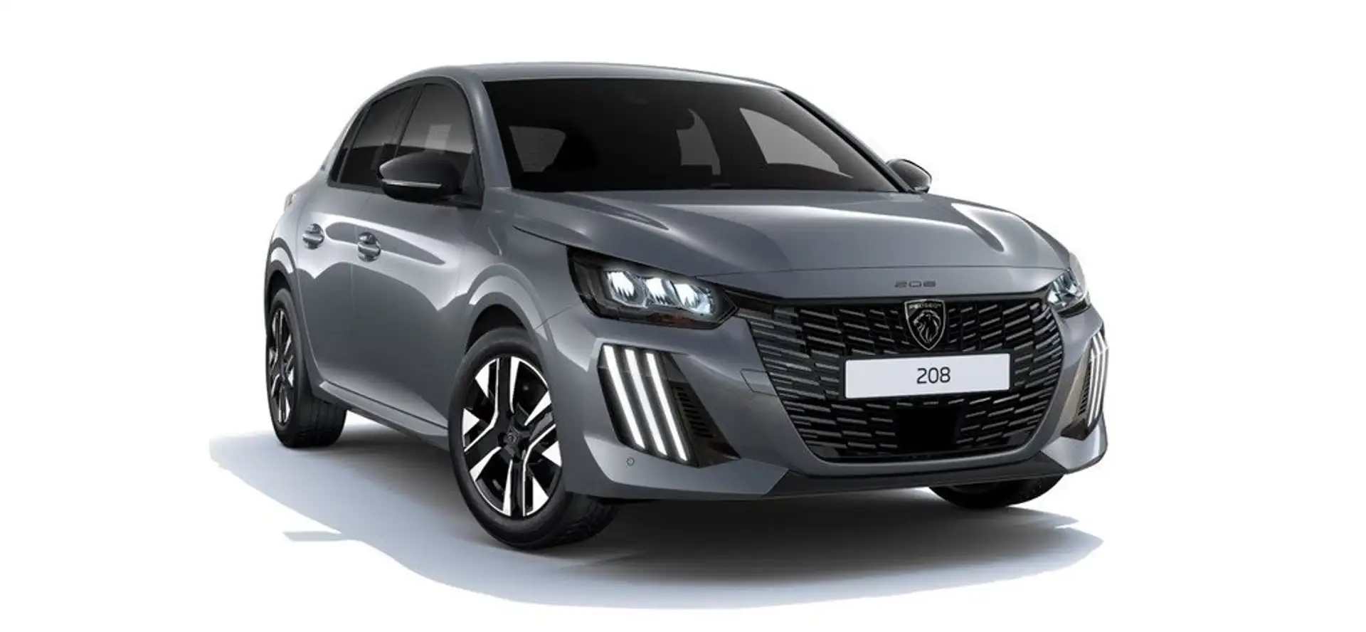Peugeot 208 5P Allure HYBRID 110 eDCS6 Gris - 1