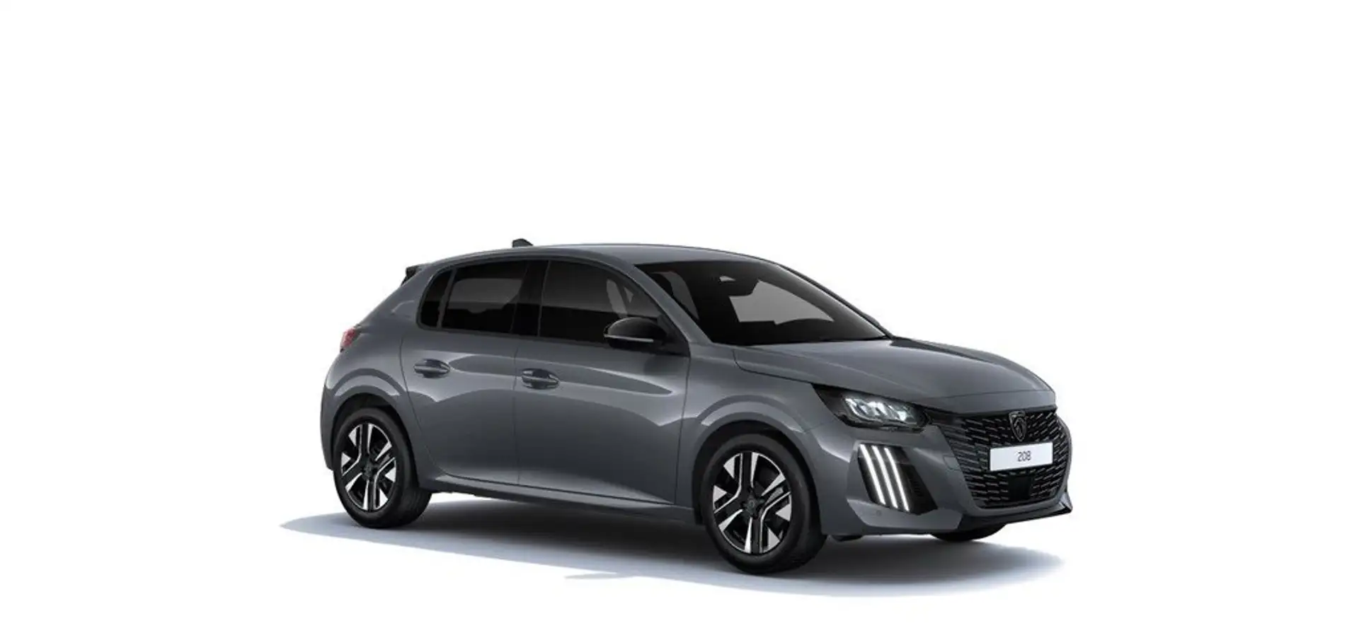 Peugeot 208 5P Allure HYBRID 110 eDCS6 Gris - 2