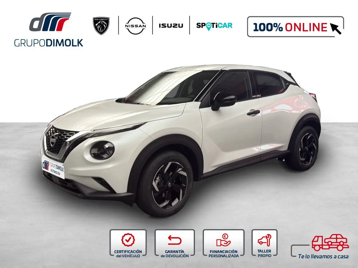 Nissan Juke 1.0 DIG-T Acenta 4x2 114 Weiß - 1