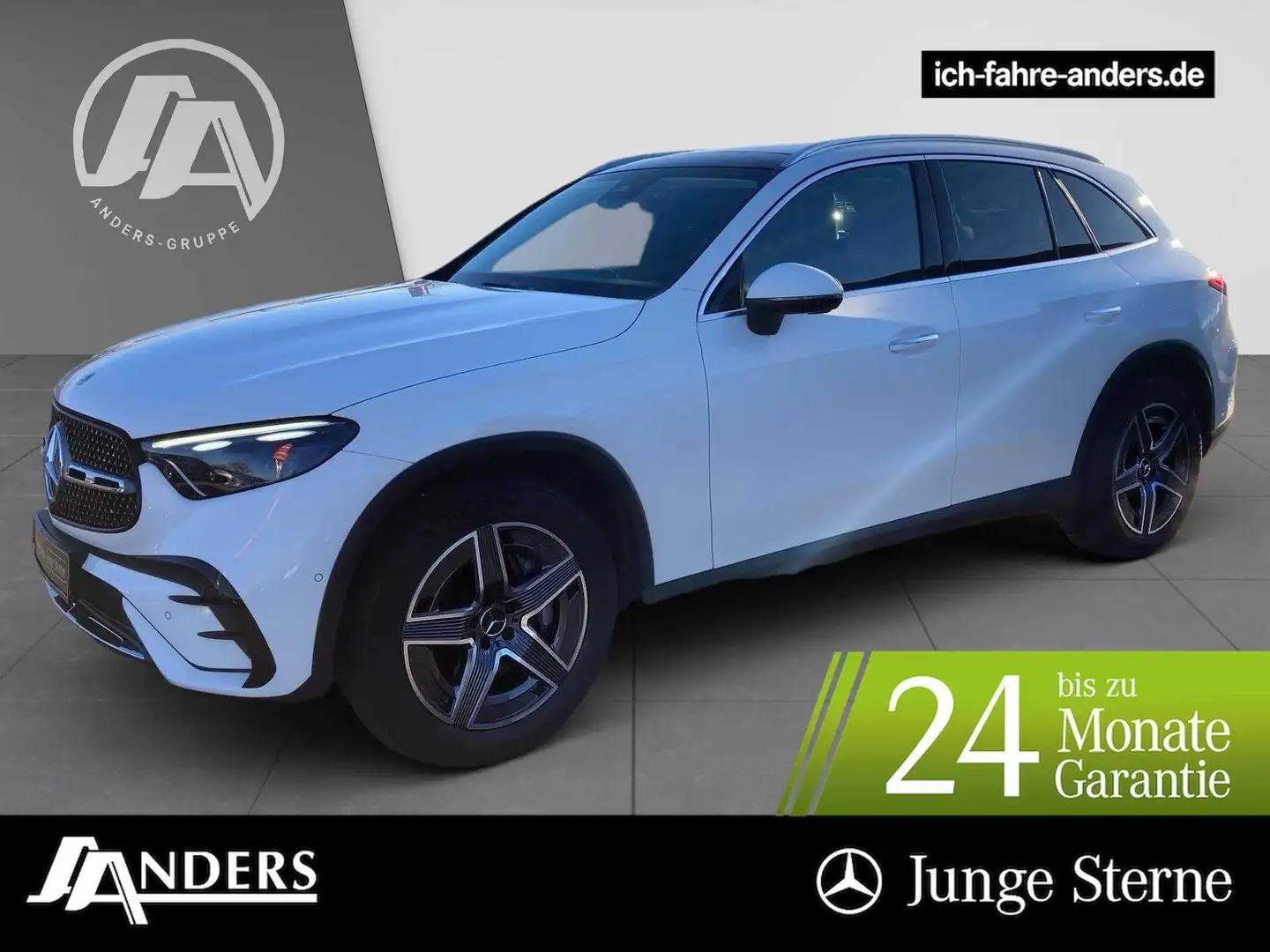 Mercedes-Benz GLC 220 d 4M AMG+MBUX+DIGITAL+Distr+Pano+Sthz+36 Weiß - 1