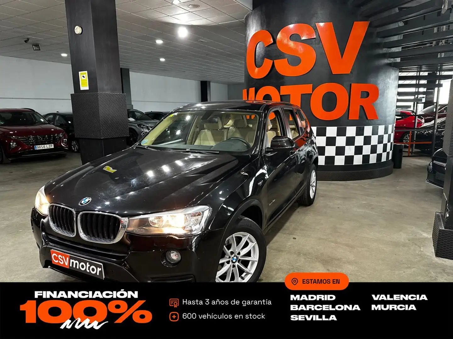BMW X3 sDrive 18d Negro - 1