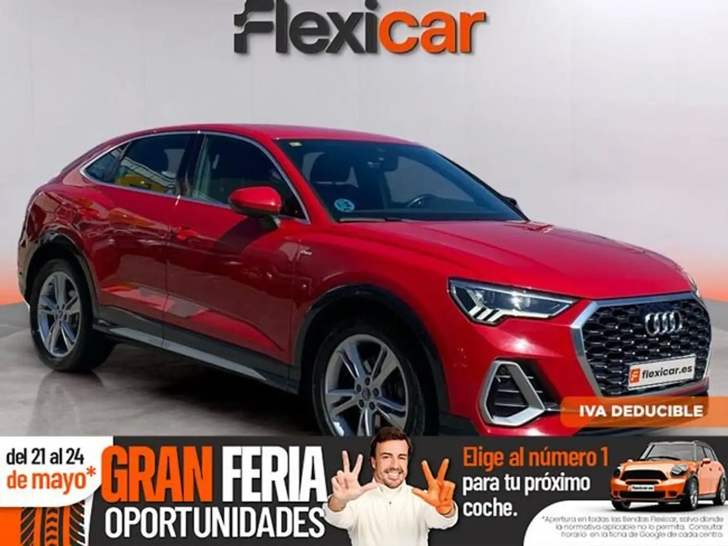 Audi Q3 S line 35 TDI 110kW (150CV) S tronic Rojo - 1