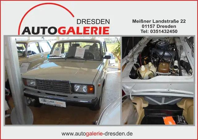 Lada Autres Lada 2107 1,5 4-Gang,beh.Heckscheibe, innen Grau