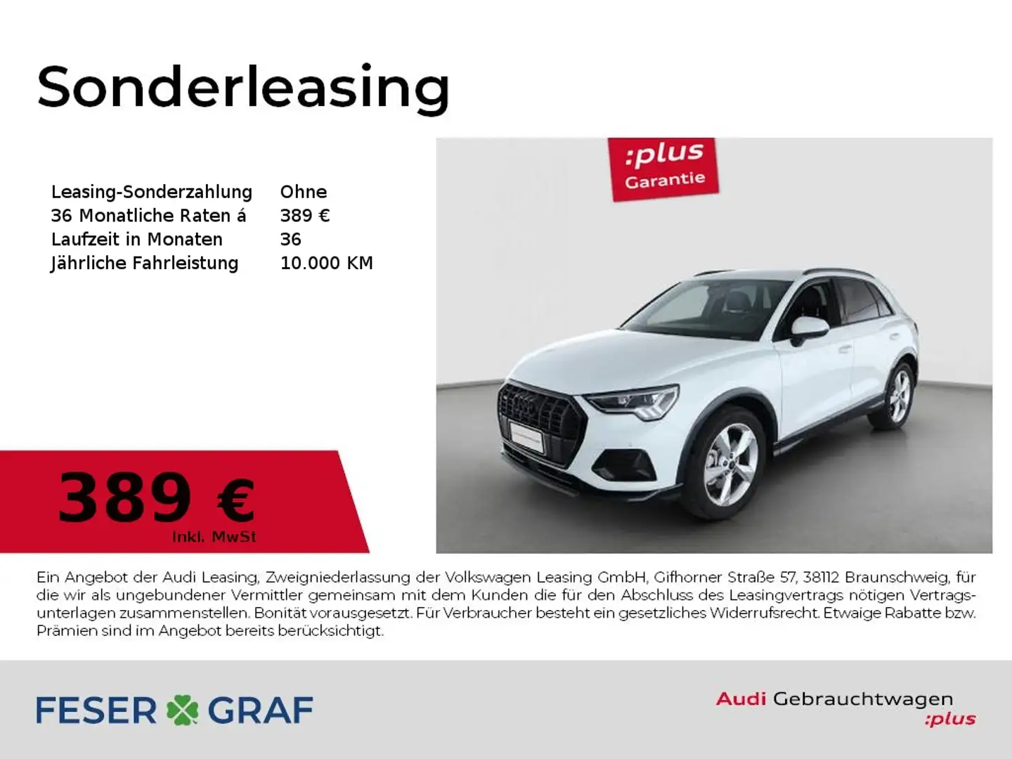 Audi Q3 40 TFSI advanced qu.Stronic S-line,LED,AZV,Navi+ Weiß - 1