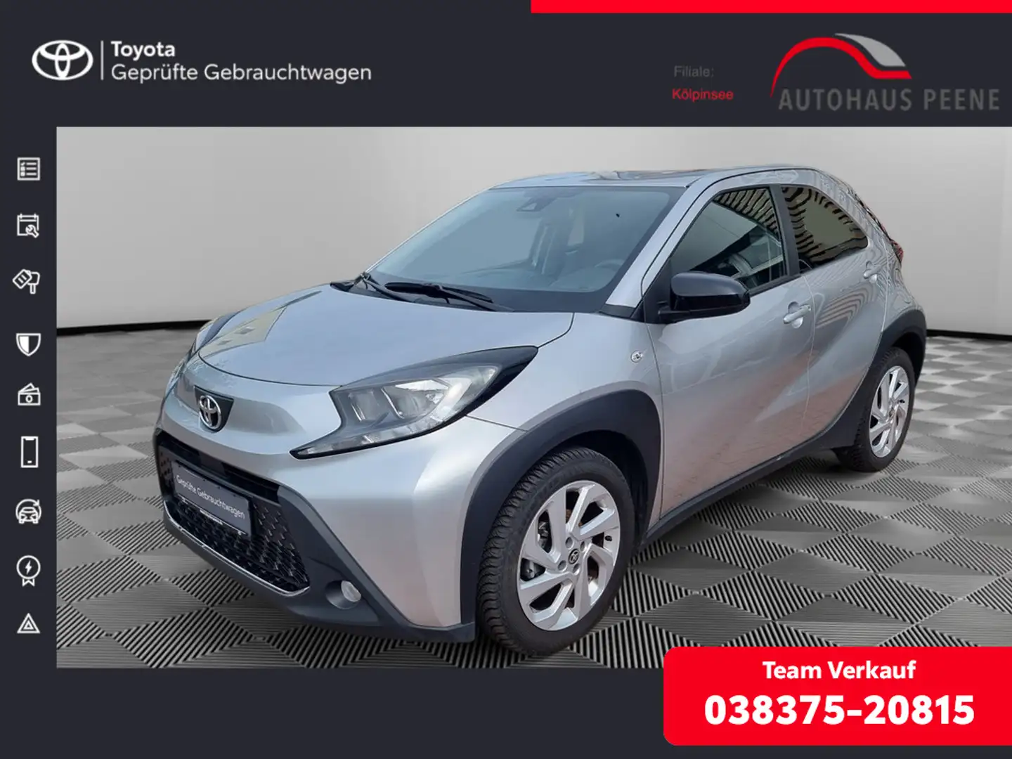 Toyota Aygo X 1.0 Play Silber - 1