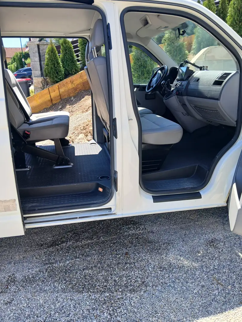 Volkswagen T5 Transporter Doka-Fahrgestell LR 2,5 TDI D-PF Weiß - 2