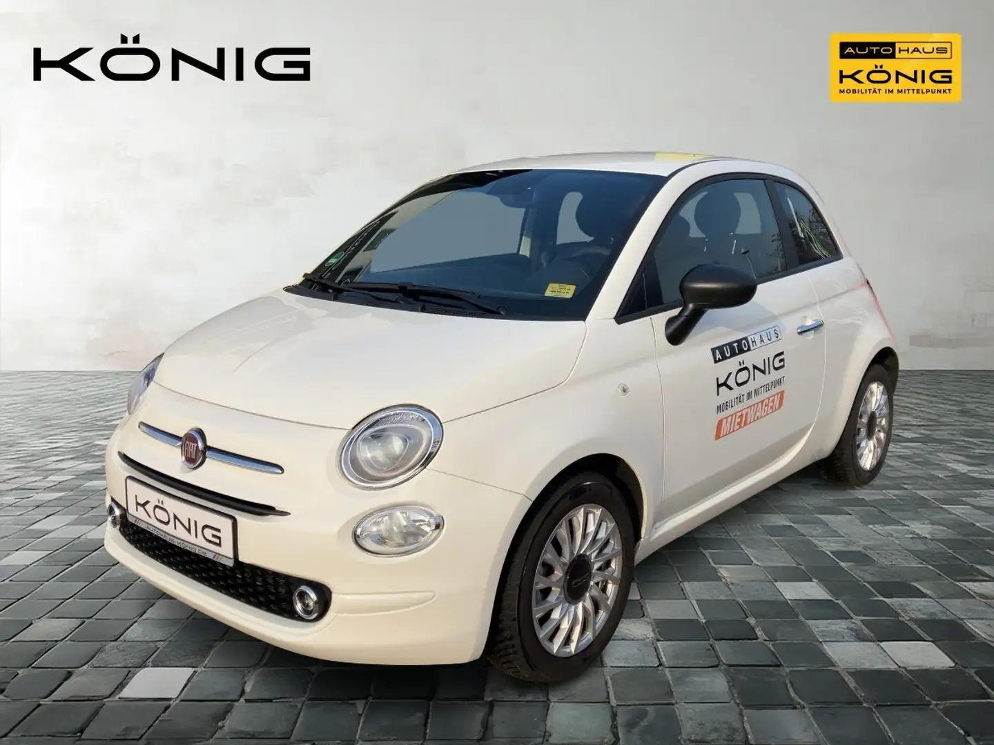 Fiat 500 MY23 1.0 Klima & Sound Tech & Komfortpaket Weiß - 1