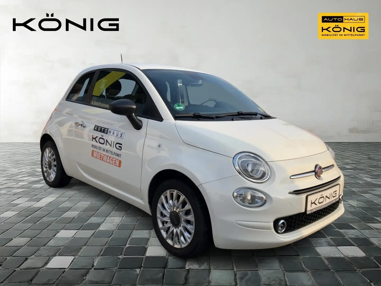 Fiat 500 MY23 1.0 Klima & Sound Tech & Komfortpaket Weiß - 2