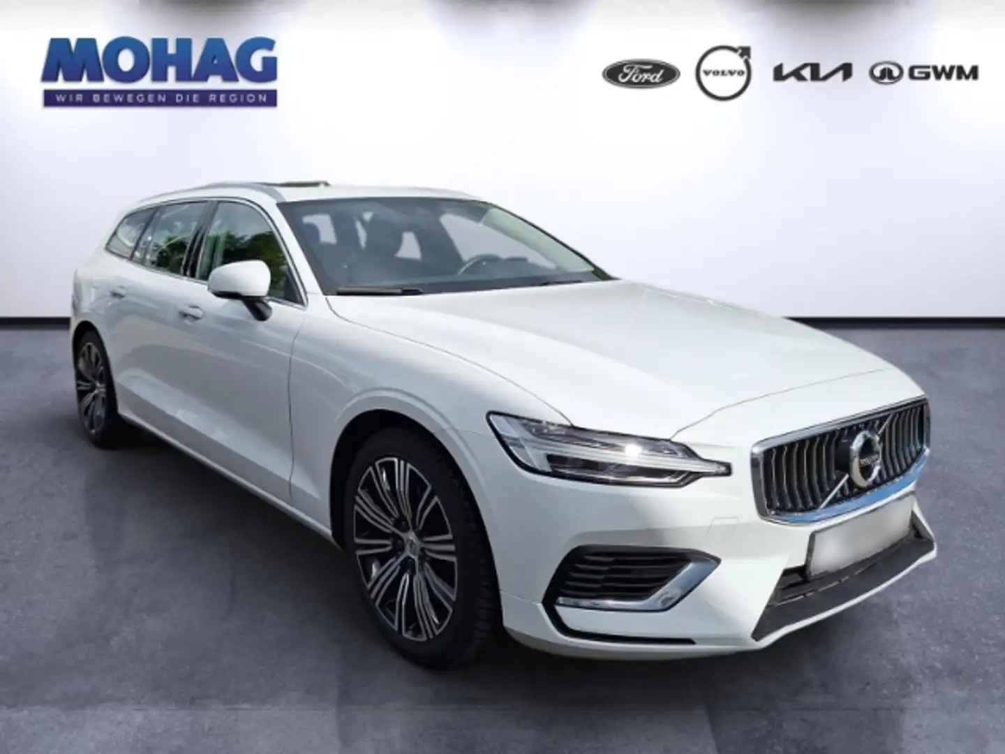 Volvo V60 Kombi Plug-In Hybrid AWD T6 Twin Engine EU6d Recha Weiß - 2
