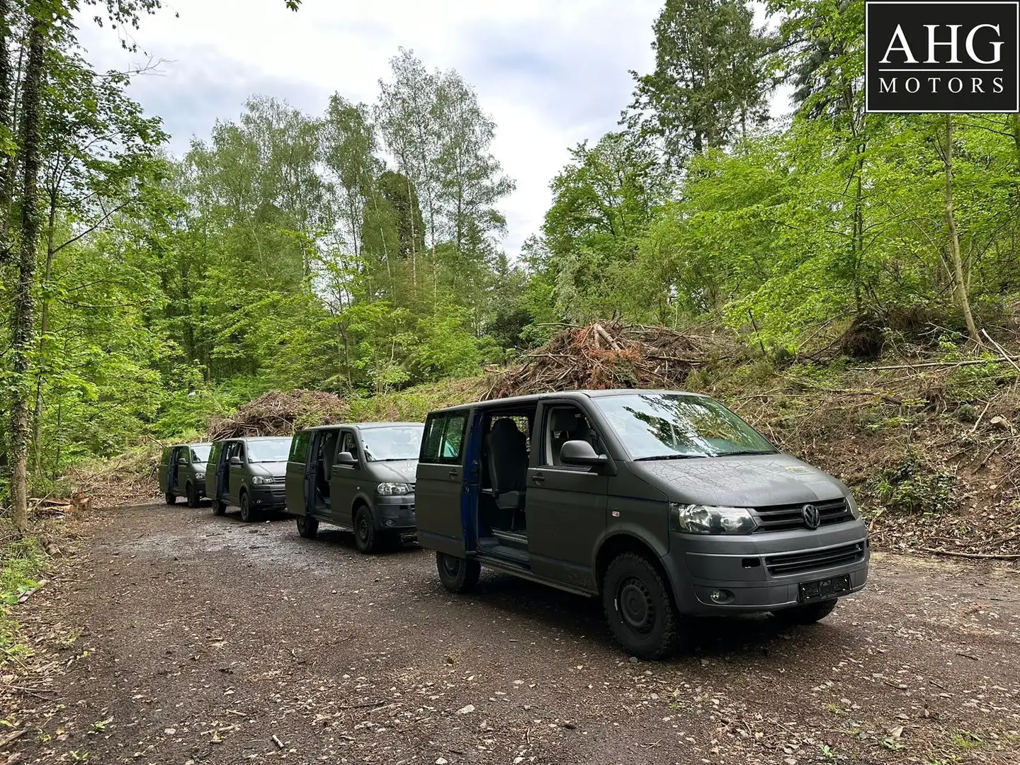 Volkswagen T5 Transporter T5 Widder 4Motion kurz Seikel Rockton Bundeswehr Gris - 2