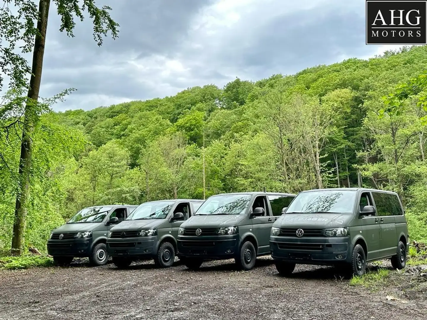 Volkswagen T5 Transporter T5 Widder 4Motion kurz Seikel Rockton Bundeswehr Gris - 1