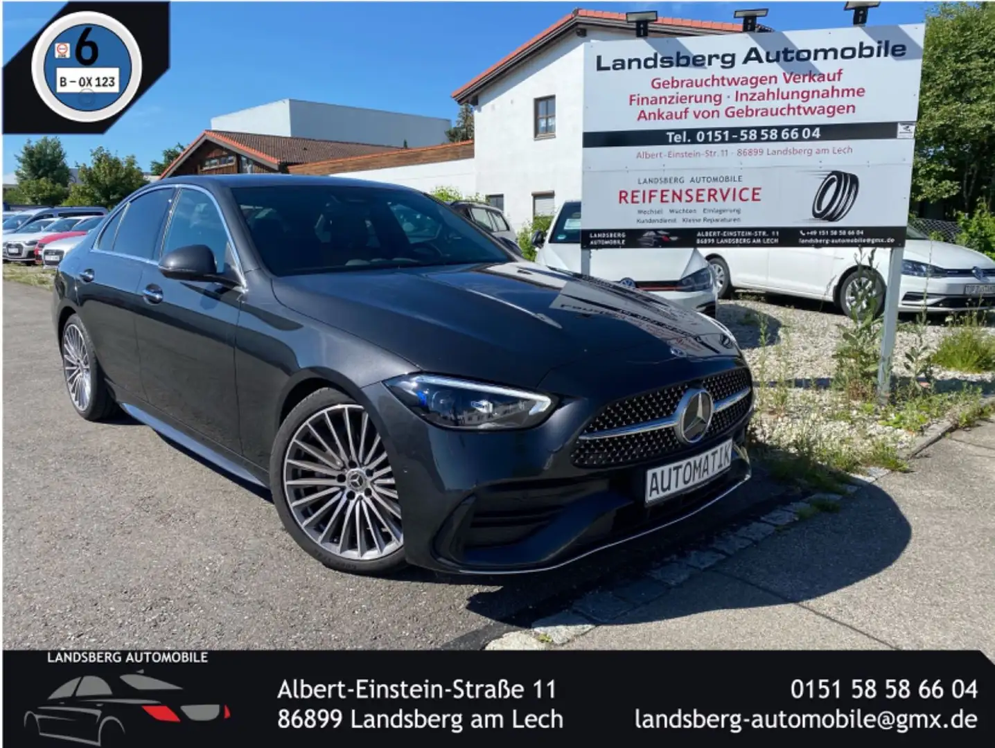 Mercedes-Benz C 200 C -Klasse Lim. AMG-Line Grau - 1