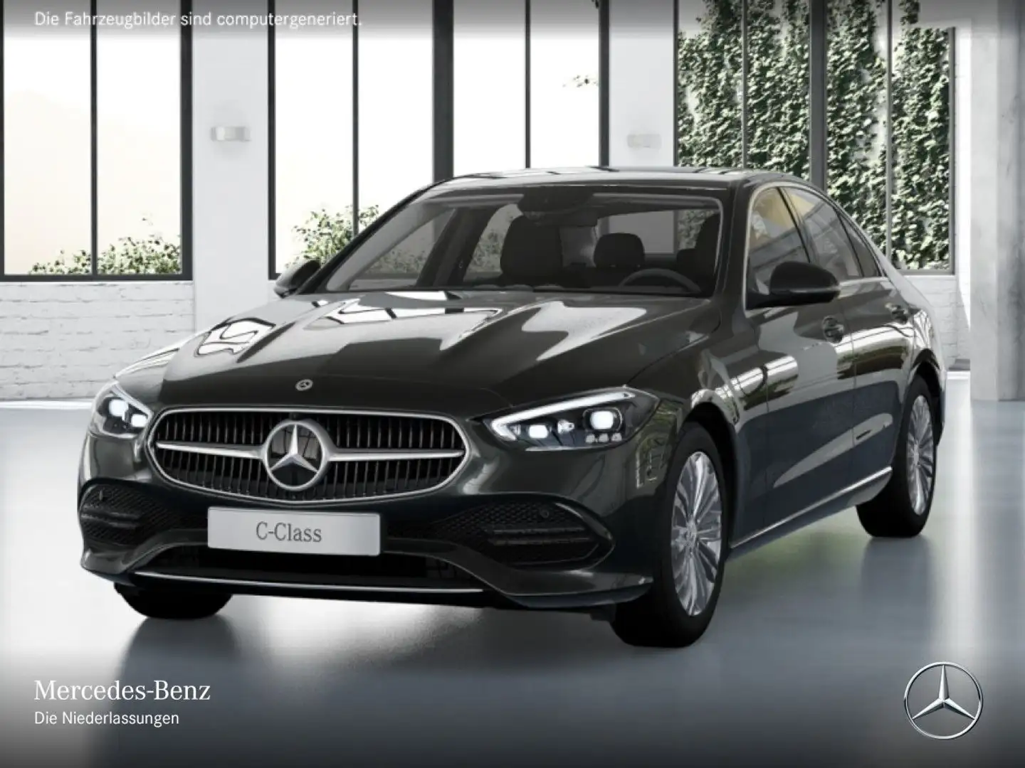 Mercedes-Benz C 200 AVANTG+360+TOTW+KEYLESS+9G Grau - 2