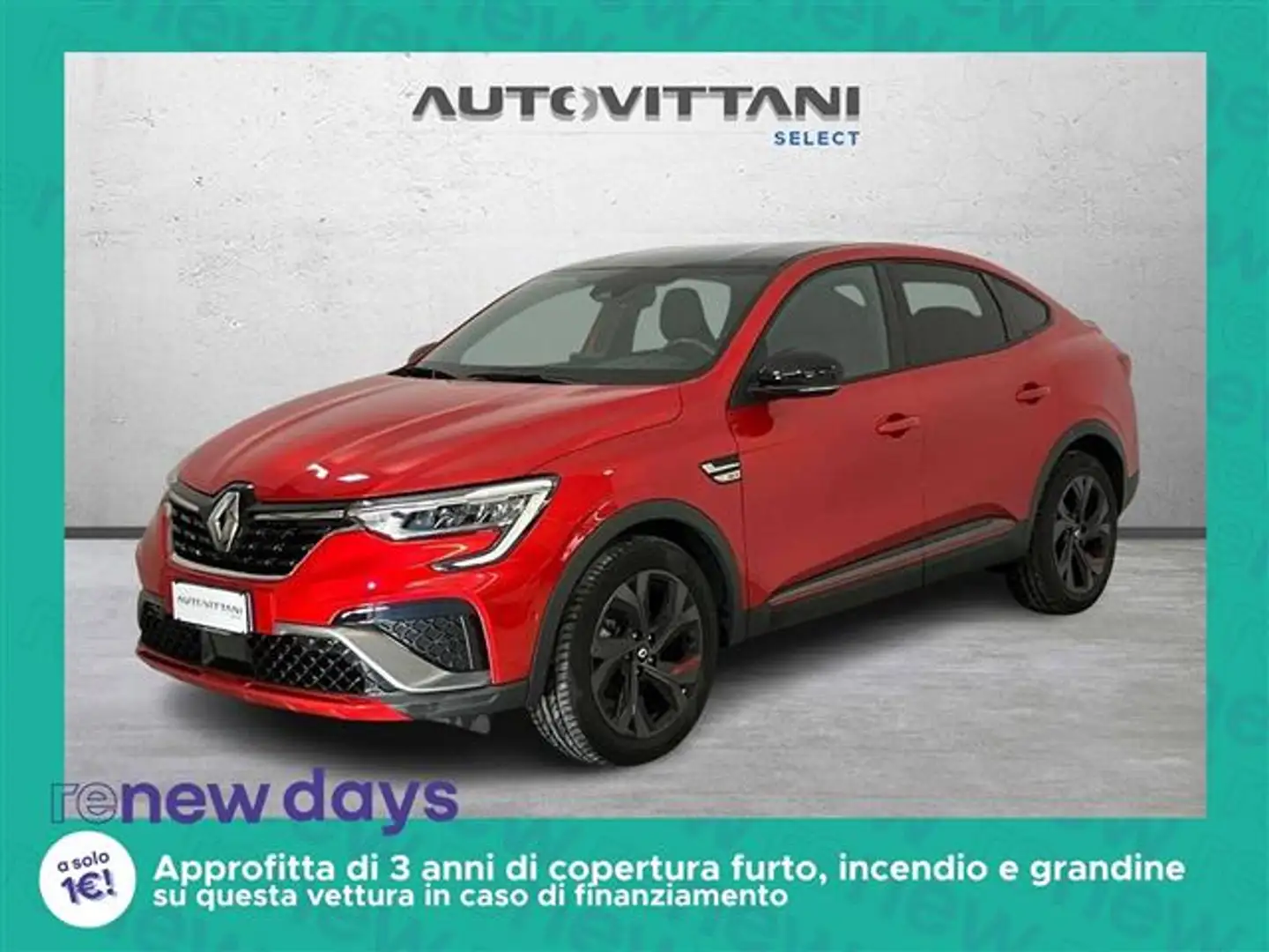 Renault Arkana 1.6 E-Tech full hybrid R.S. Line 145cv Rosso - 1