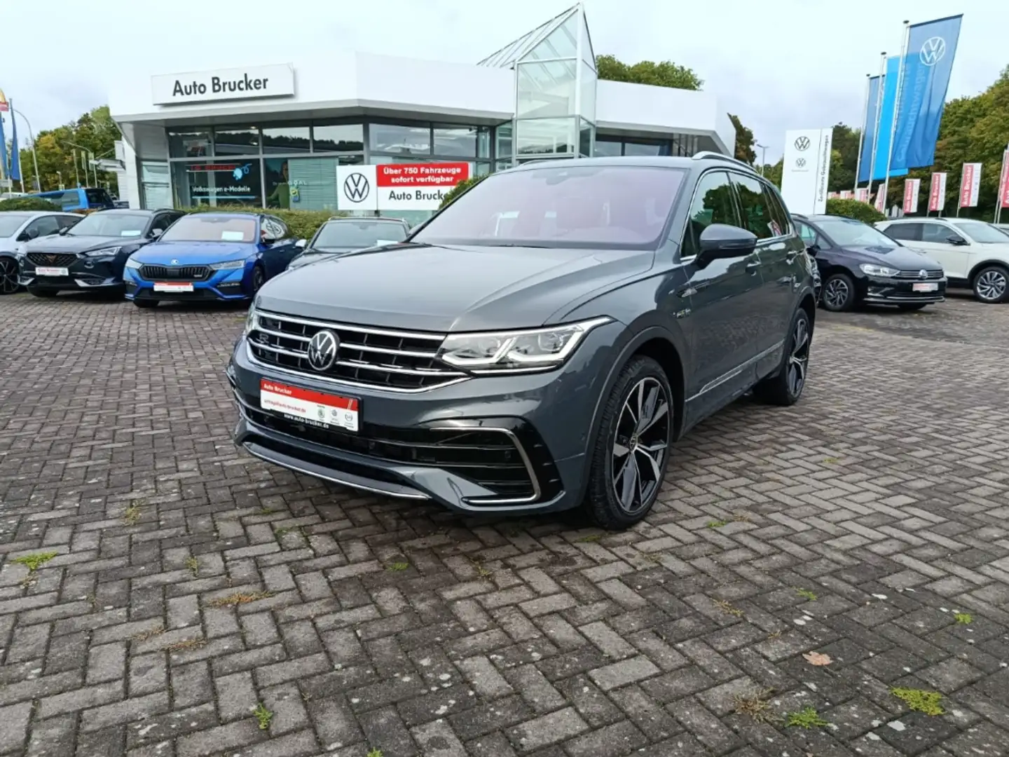 Volkswagen Tiguan R-Line 4Motion 2.0 TSI AHK+Pano+LED+Klima Grau - 1