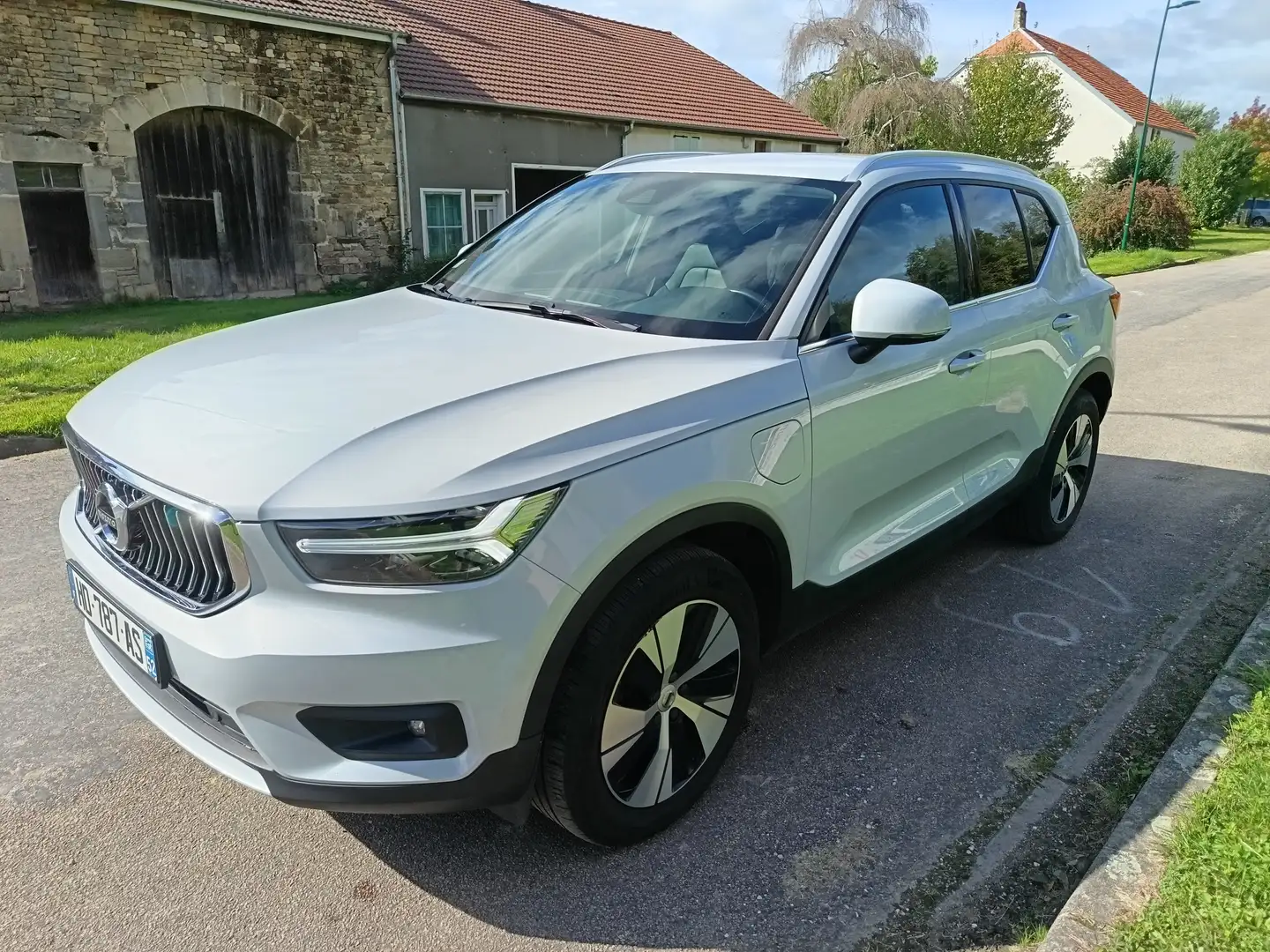 Volvo XC40 XC40 T5 Recharge 180 82 ch DCT7 Inscription Business Argent - 2