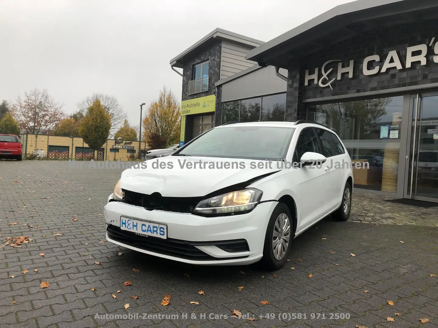 Volkswagen Golf Variant 1.6 TDI Trendline BMT Navi Frontsch Weiß - 1