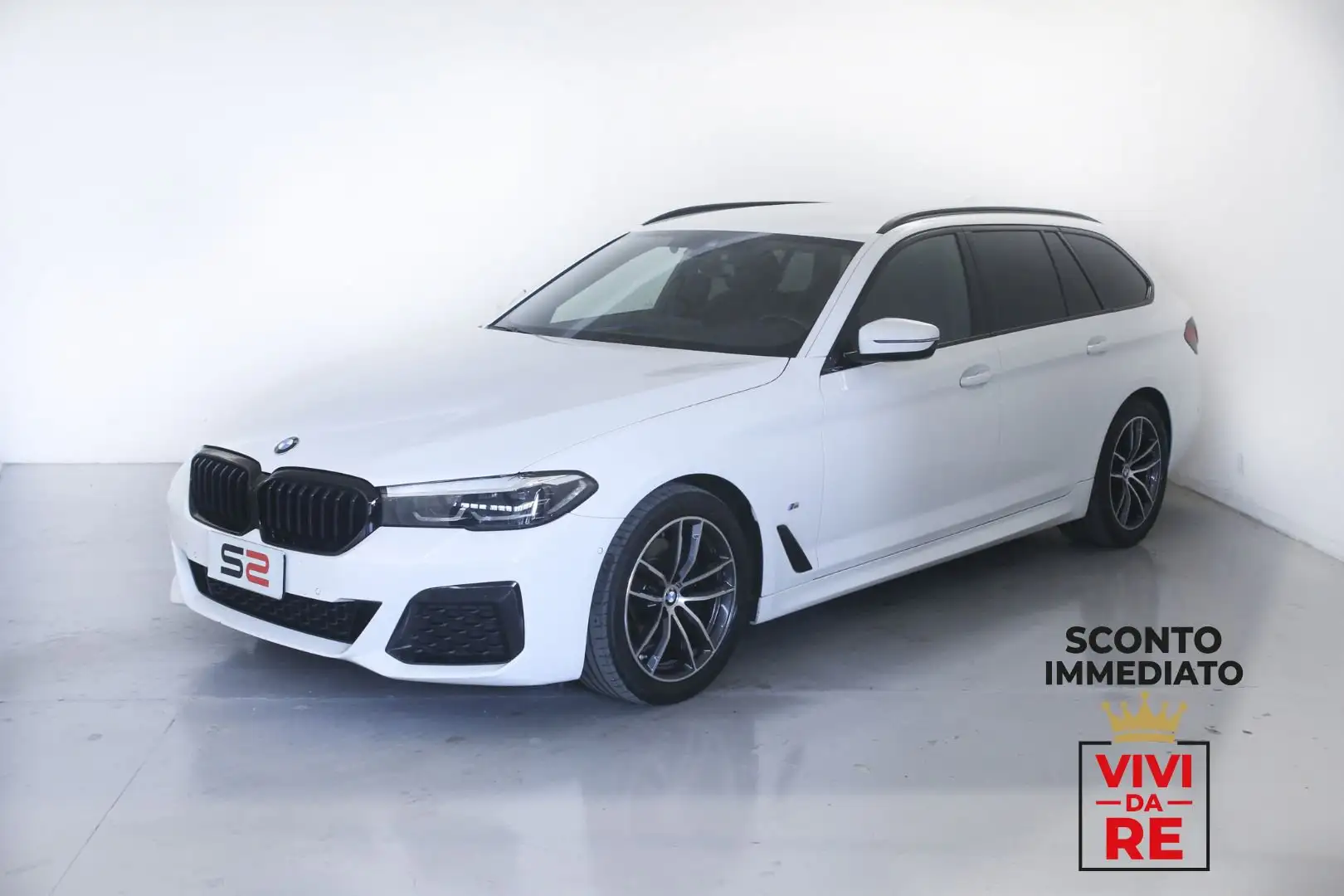BMW 520 520 d 48V xDrive Touring Msport *SCONTO IMMEDIATO* Weiß - 1