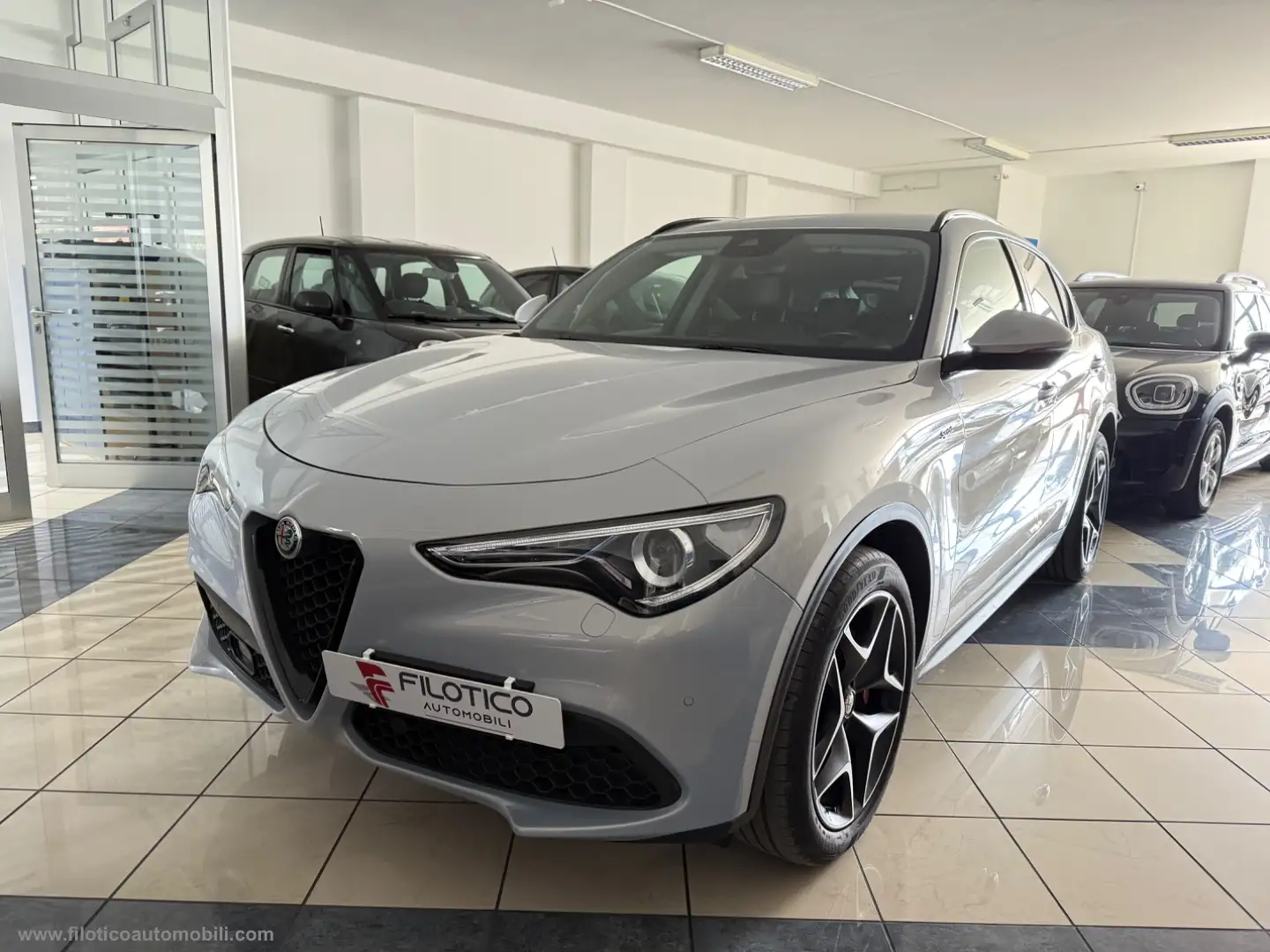 Alfa Romeo Stelvio 2.2 T.diesel 190CV AT8 Q4 Sprint MY 2021 - GANCIO Grigio - 1