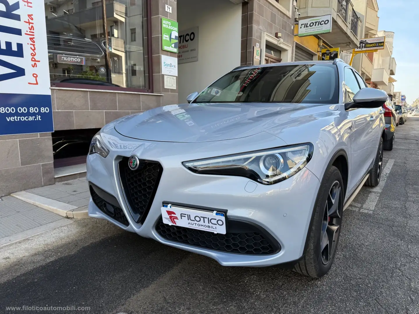 Alfa Romeo Stelvio 2.2 T.diesel 190CV AT8 Q4 Sprint MY 2021 - GANCIO Grigio - 2