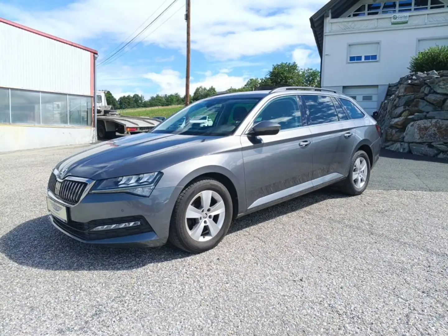 Skoda Superb Kombi 2,0 TDI DSG Automatik LED 1 Besitz Grau - 1