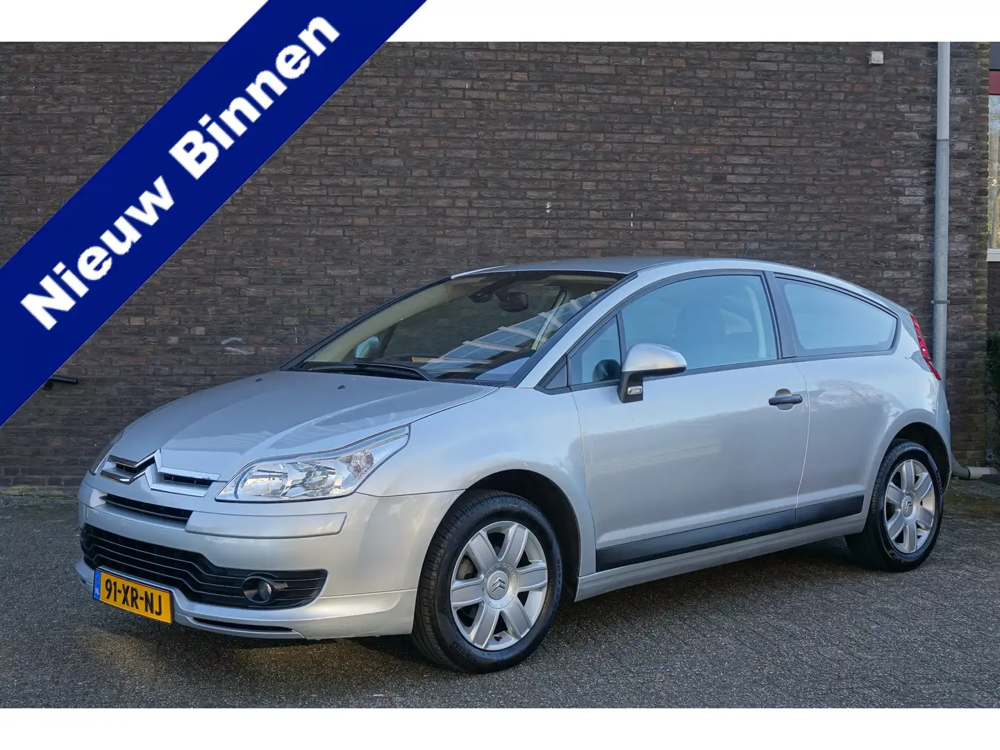 Citroen C4 Coupé 1.6-16V Image Airco, YOUNGTIMER in prachtige Grijs - 1