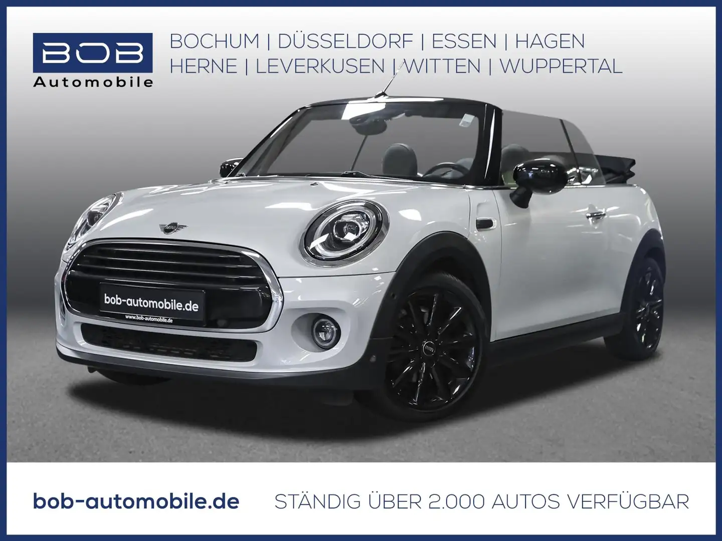 MINI Cooper Cabrio Carplay NAVI LED KAMERA ALLWETTER Gris - 1