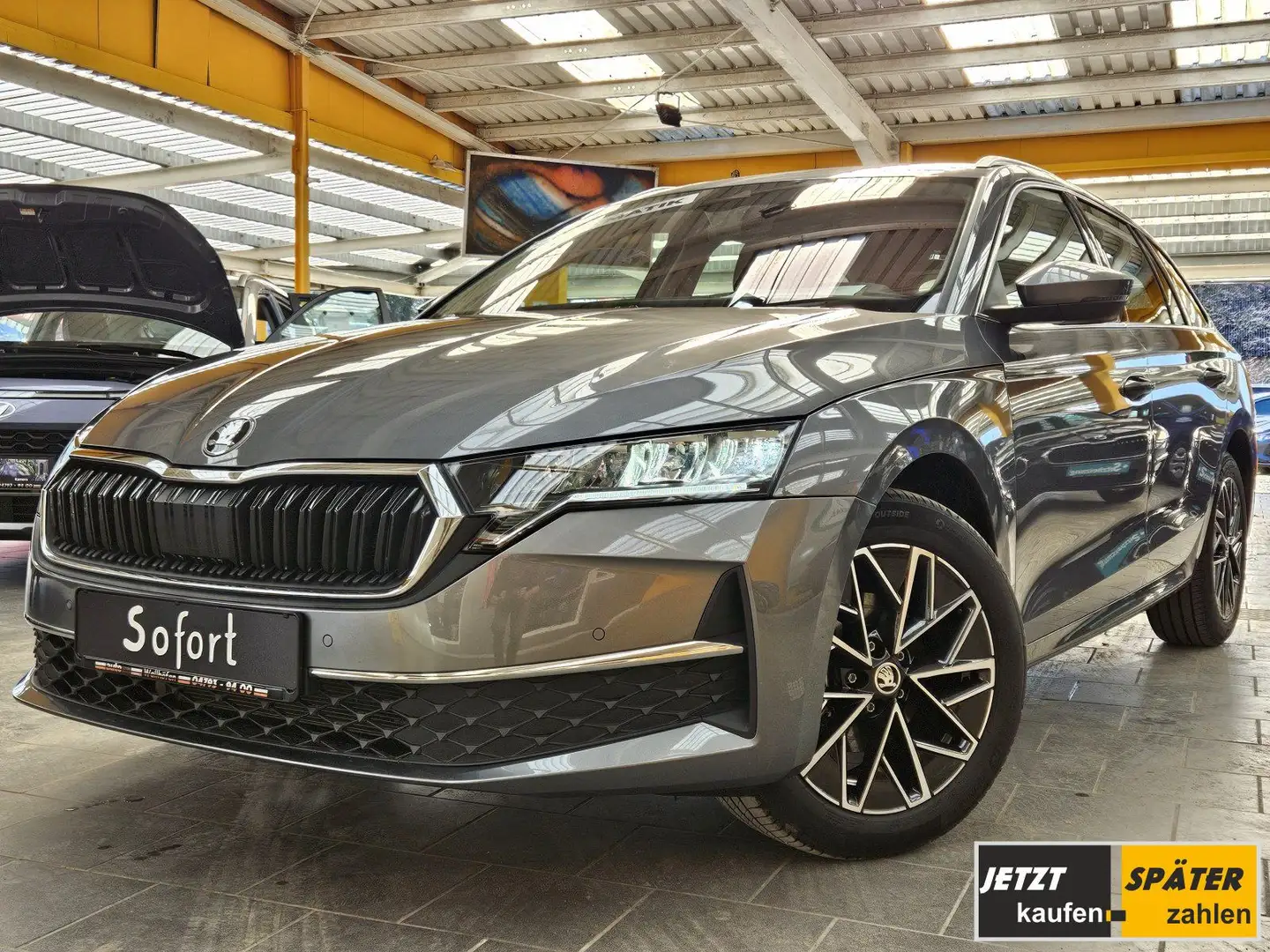 Skoda Octavia Combi eTSI el. Heckkl. SHZ + LHZ 17" Alu Grijs - 1